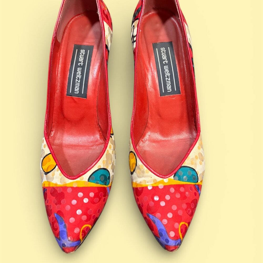 STUART WEITZMAN VINTAGE HOLIDAY HEELS